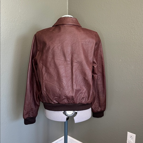 American Living Leather Jacket (L) - Picture 3 of 9